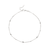 Sparkling Eyes Anklet Silver