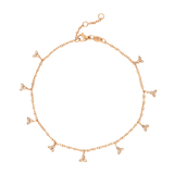 Twinkle Anklet Rose Gold