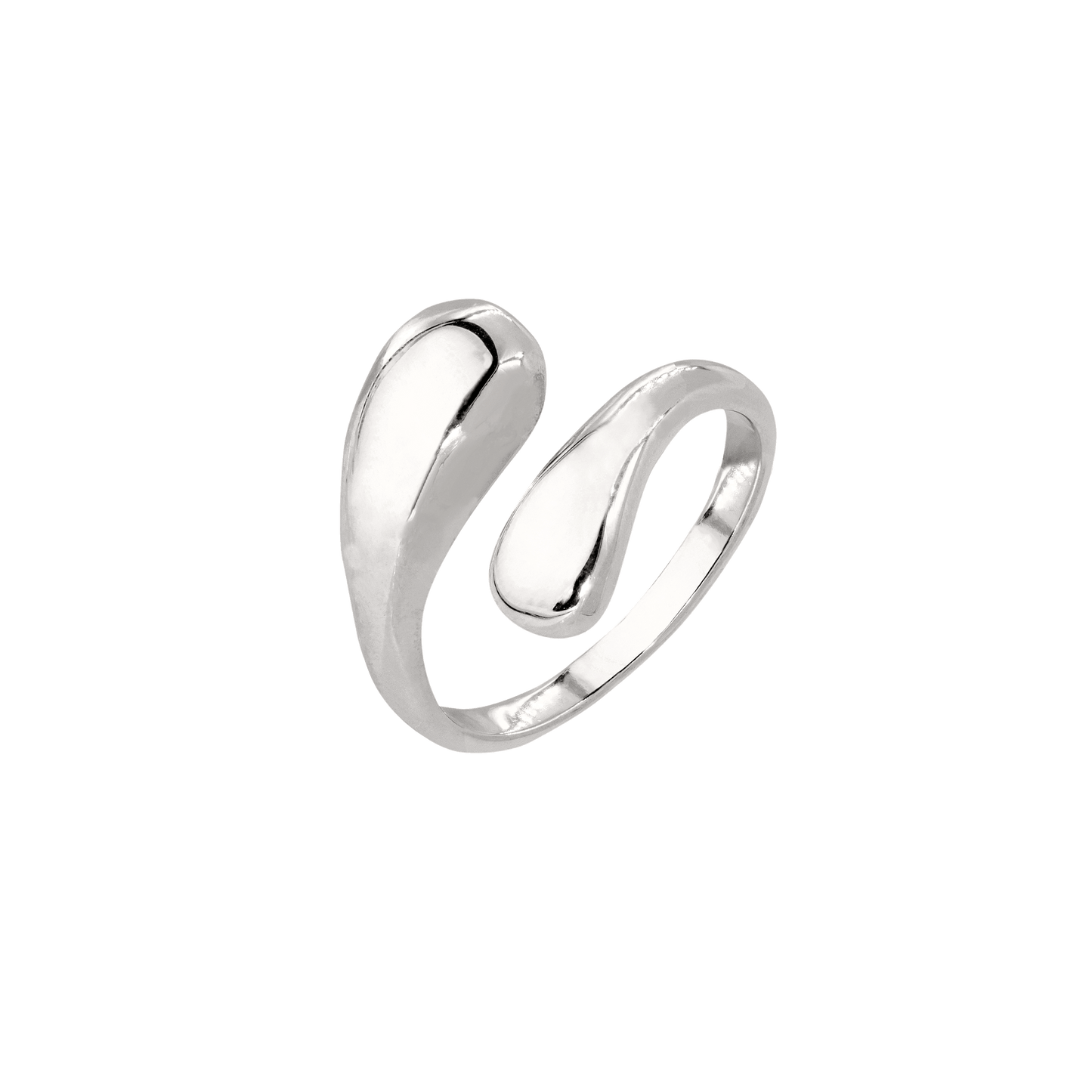 Gentle Embrace Ring Silver