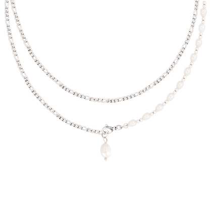 Pearly Waist Chain Silver