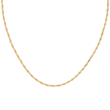Slim Singapore Necklace Gold