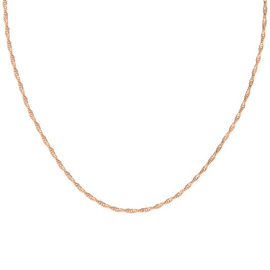 Slim Singapore Necklace Rose Gold