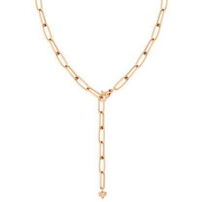 Honey Y-Necklace Rose Gold