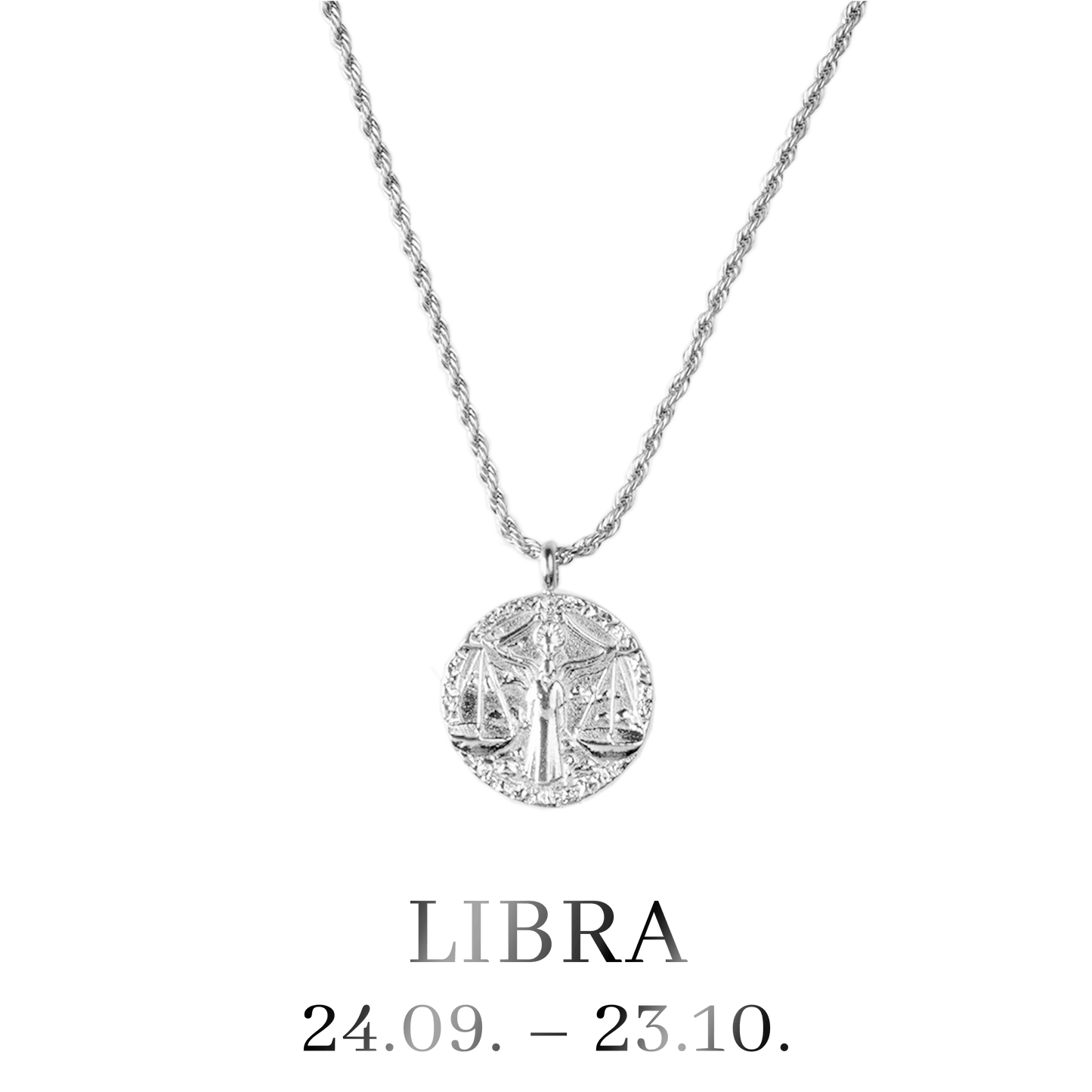 Libra Necklace Silver