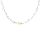 Icy Cool Pearl Necklace Silver