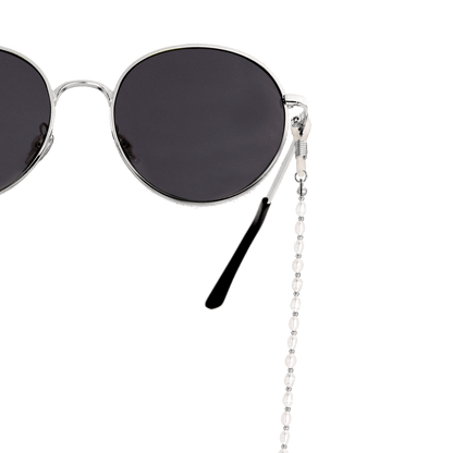 Pearly Sunglasses Chain Silver