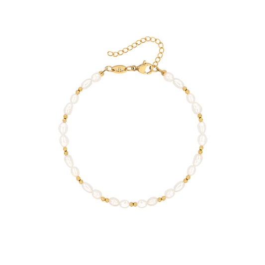 Summertime Pearl Bracelet Gold