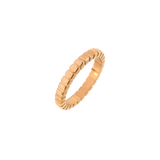 Striped Ring Thin Rose Gold