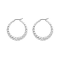 Curly Hoops Silver