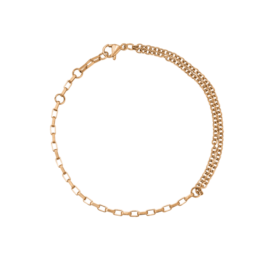 Double Trouble Bracelet Rose Gold