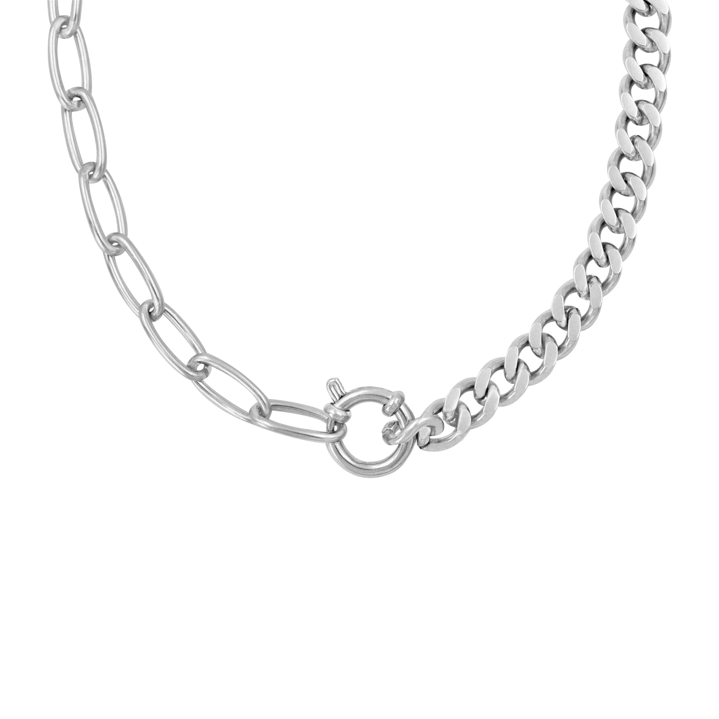 Same but Different Necklace Silver