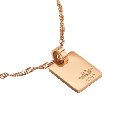 Angel Necklace Rose Gold