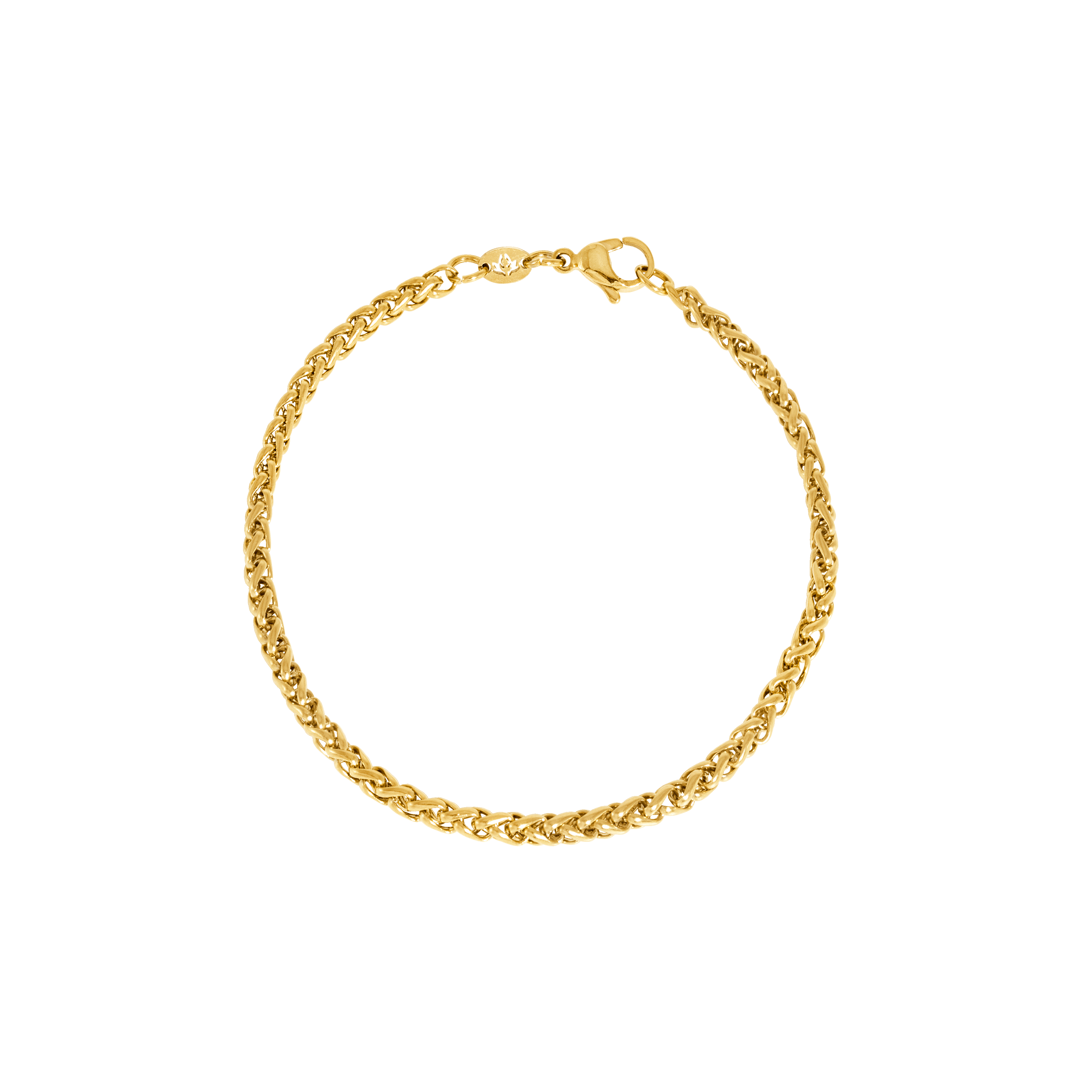 Braid Chain Bracelet Gold – Luamaya