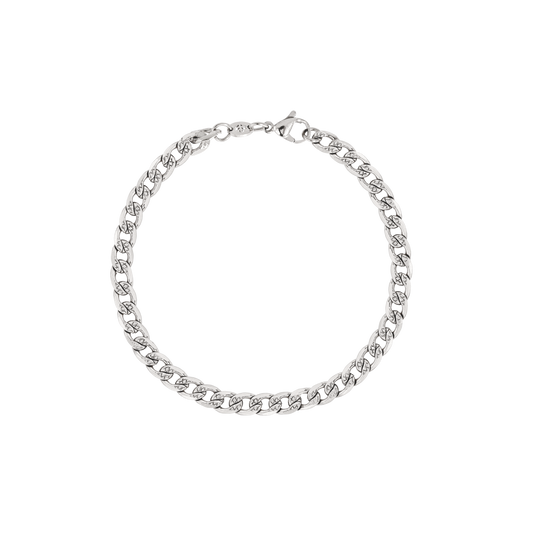 Cuban Chain Bracelet Silver