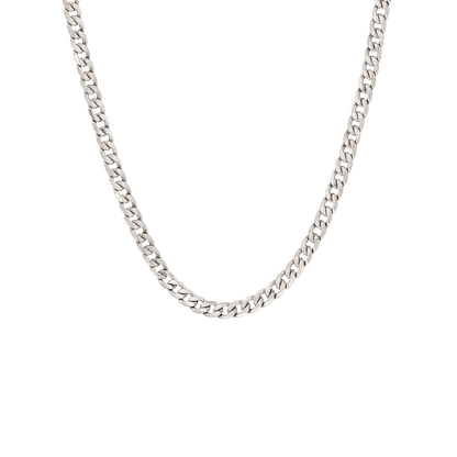 Cuban Chain Necklace Silver