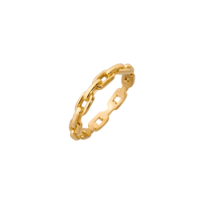 Delicate Chain Ring Gold