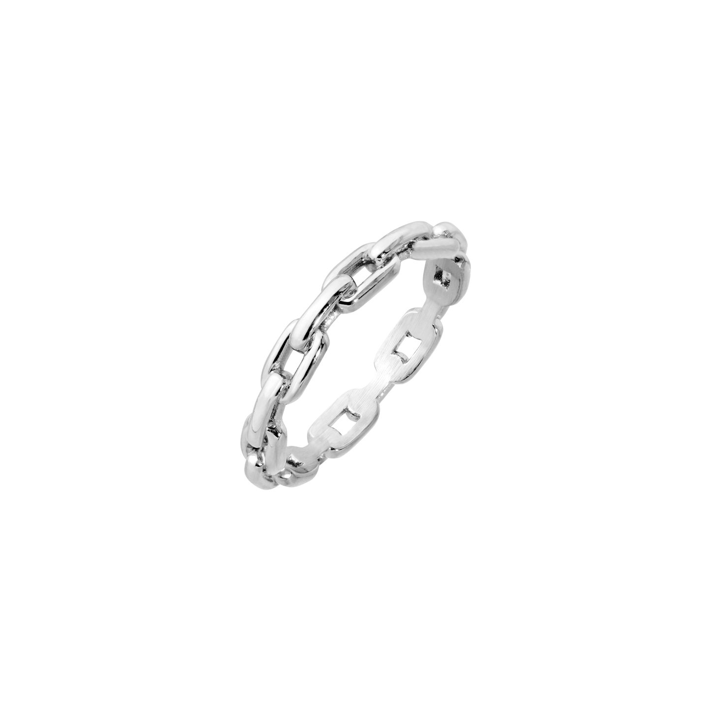 Delicate Chain Ring Silver