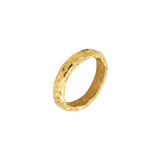 Hammered Unity Ring Gold