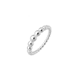 Beady Ring Silver