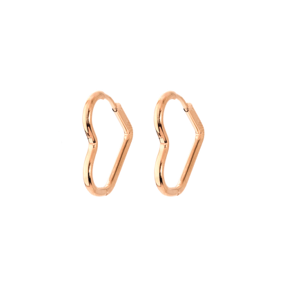 Heartily Hoops Baby Rose Gold