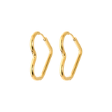 Heartily Hoops Small Gold