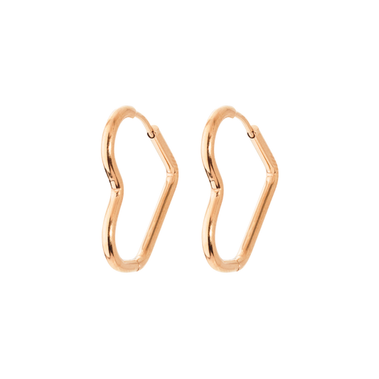 Heartily Hoops Small Rose Gold