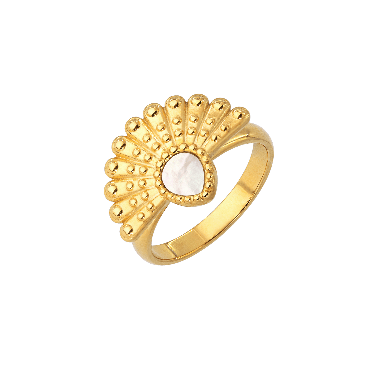 Incredible Lien Peacock Ring Gold