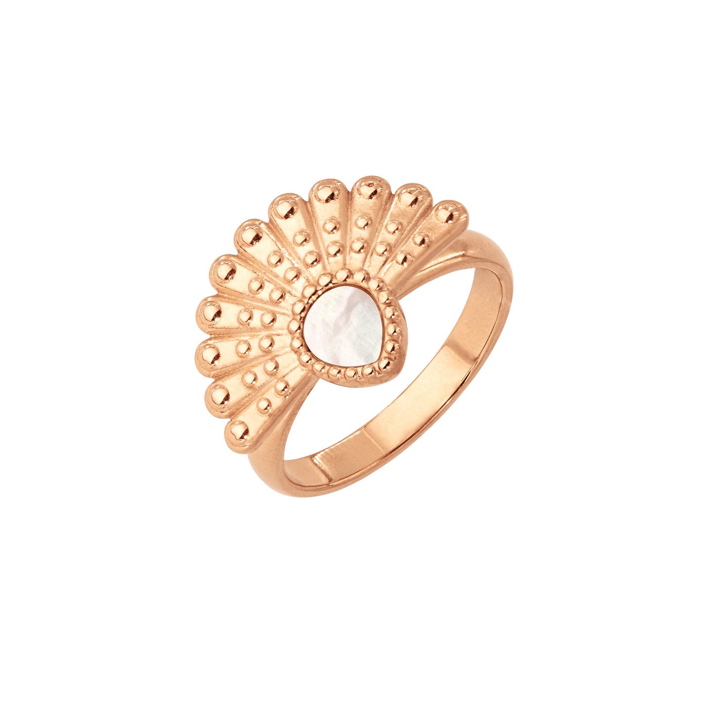 Incredible Lien Peacock Ring Rose Gold