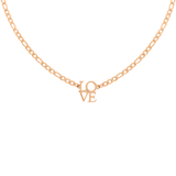 Lots of Love Necklace Rose Gold