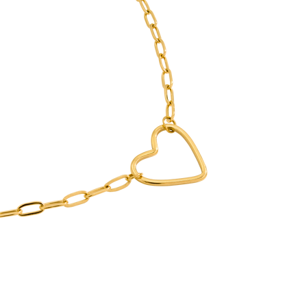 Loving Heart Necklace Gold