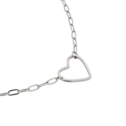 Loving Heart Necklace Silver