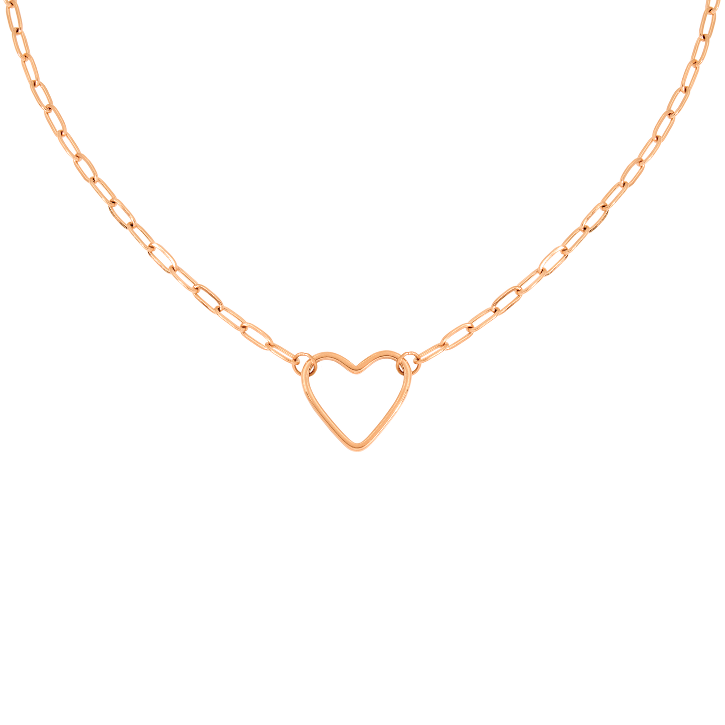 Loving Heart Necklace Rose Gold