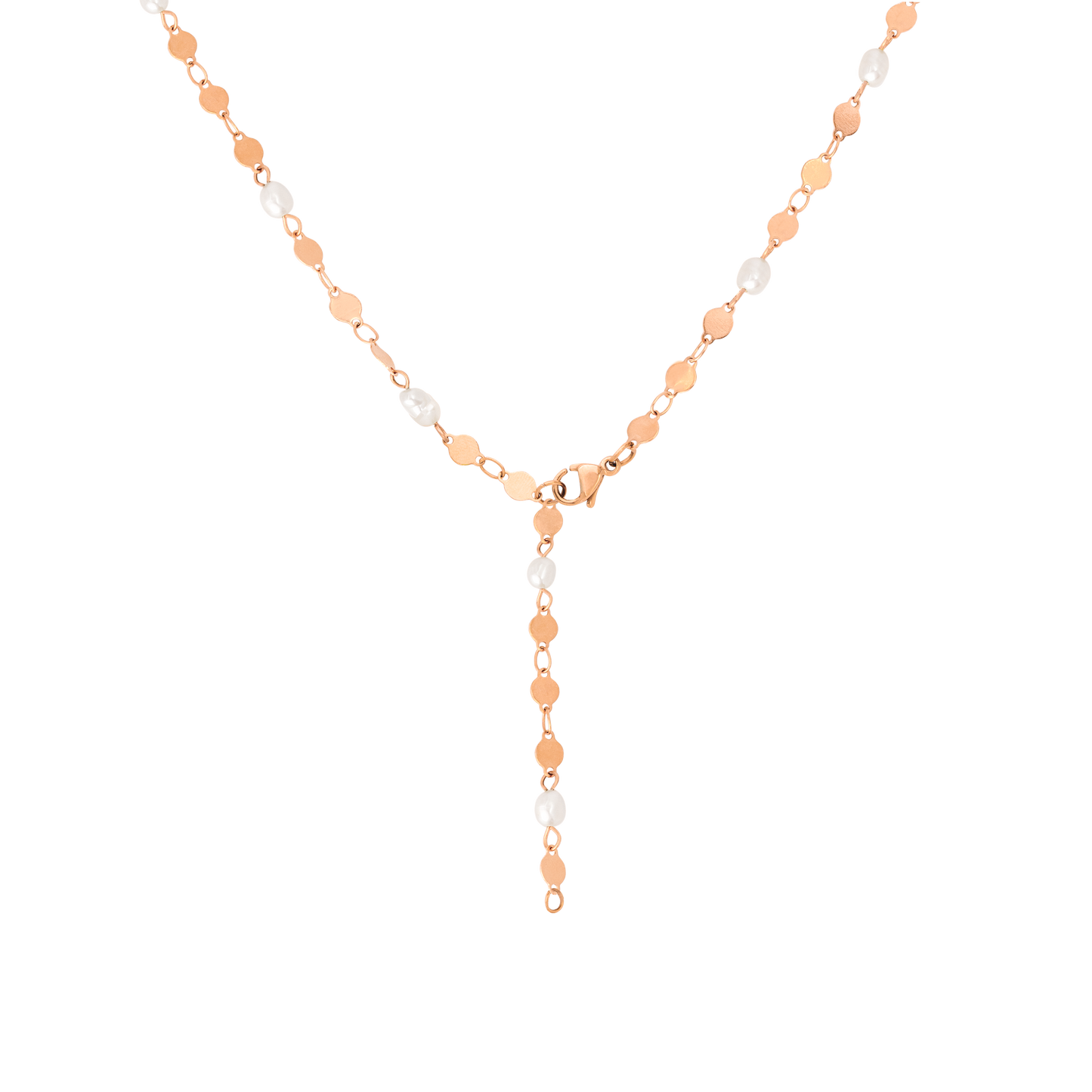 Lovingly Visavie Necklace Rose Gold