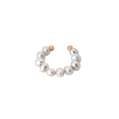 Pippo Pearl Ear Cuff Rose Gold