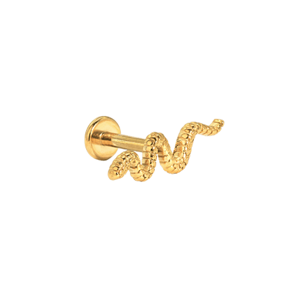 Snake Piercing Gold