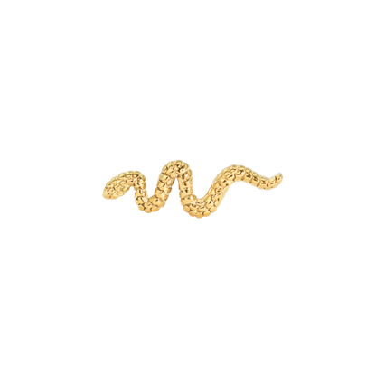 Snake Piercing Gold