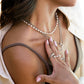 Summertime Pearl Necklace Silver