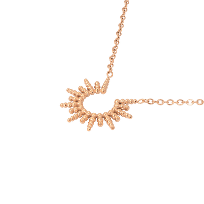 Sunshine Sister Necklace Rose Gold