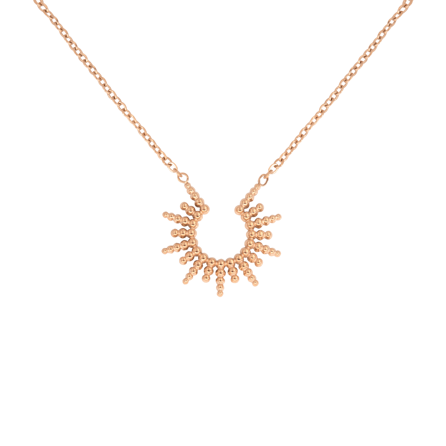 Sunshine Sister Necklace Rose Gold