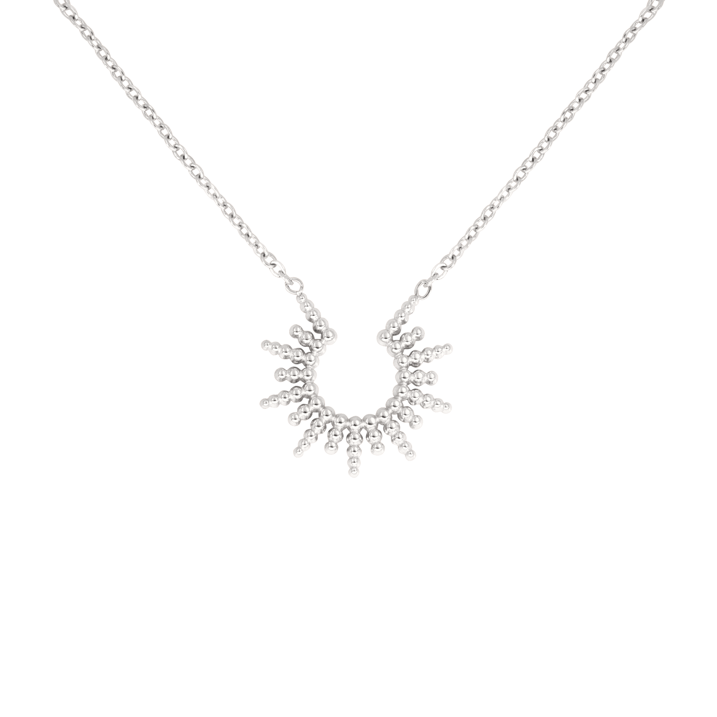 Sunshine Sister Necklace Silver