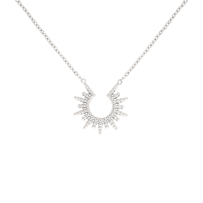 Sunshine Sister Necklace Silver