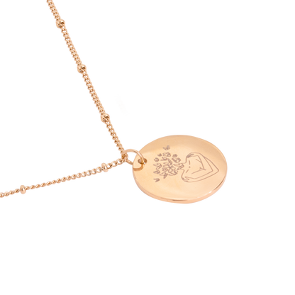 Embrace all that you are Necklace Rose Gold