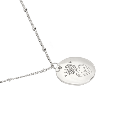 Embrace all that you are Necklace Silver