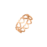 Heart in Heart Ring Rose Gold