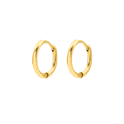 Slim Hoops Small Gold