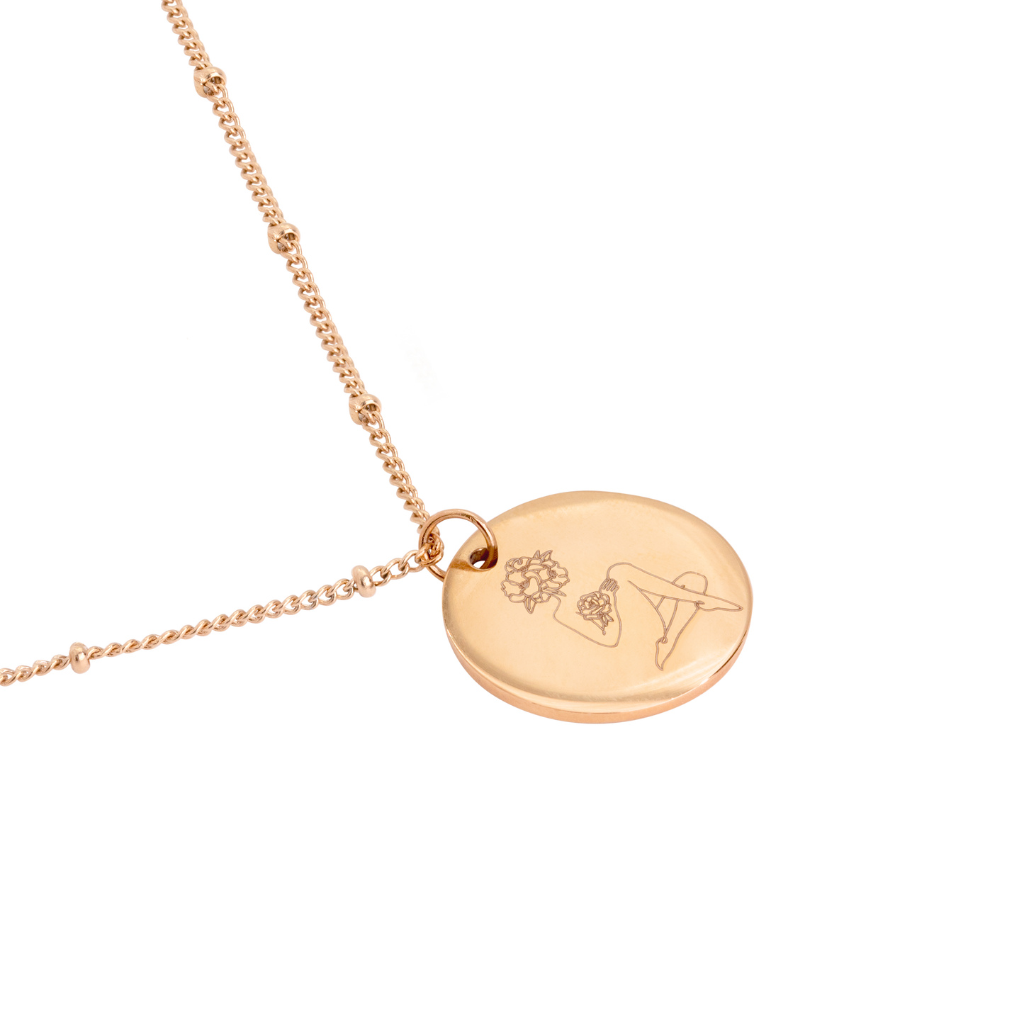 You are enough Necklace Rose Gold