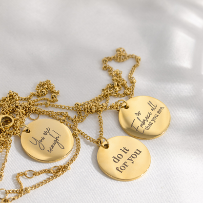 Do it for you Necklace Gold