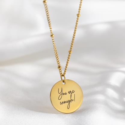 You are enough Necklace Silver