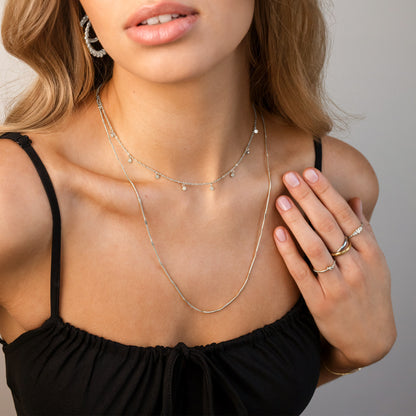 Vintage Necklace Silver