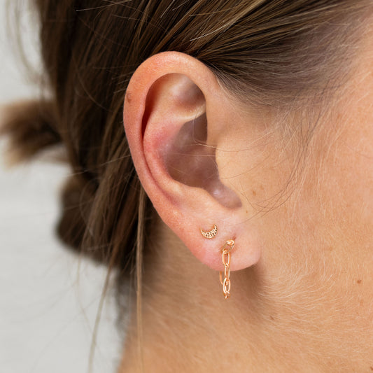 Cadena Earrings Rose Gold